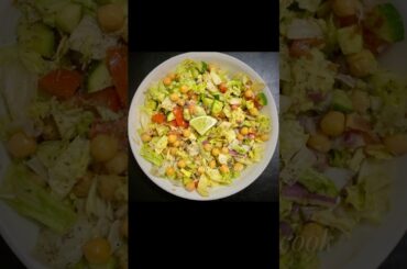 Healthy chickpea salad recipe | weight loss Recipe | Diet salad recipes #shorts  #salad
