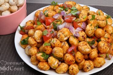 Makhana Chaat/ Healthy Makhana Recipe/ Lotus Seeds Recipe