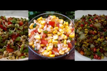 3 Healthy Weight Loss Salad Recipes | Indian Veg Meal | Diet Plan To Lose Weight Fast | Veg Salad