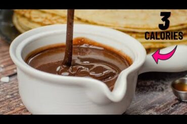 Low calorie chocolate sauce recipe perfect for your low calorie desserts