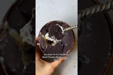 Chunky Monkey Yogurt Bowl #healthyrecipes #foodasmr #easyrecipe #foodhacks