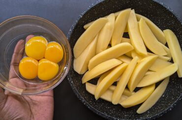Better Than Fries! Just Add Eggs With Potatoes/Simple Healthy Breakfast Recipe/Cheap & Tasty Snacks