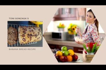 Toni Gonzaga healthy version of banana bread Recipe| trying celebrity recipe| Moist and Healthy