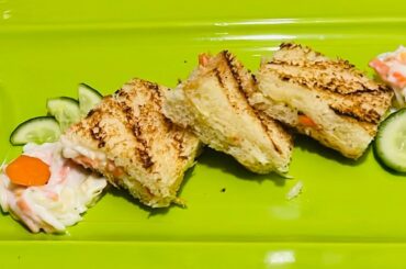 Coleslaw sandwich recipe | vegetables sandwich recipe | sandwiches for breakfast |Easy sandwich