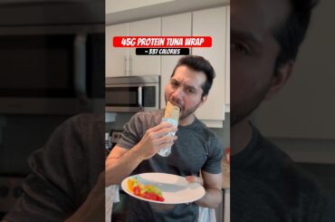 #highprotein Tuna Wrap #fitness #highproteindiet #highproteinrecipes #lowcalorie #nutrition #diet