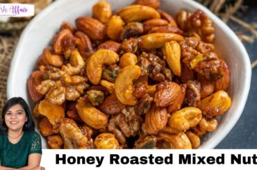 Healthy Honey Roasted Mixed Nuts Recipe