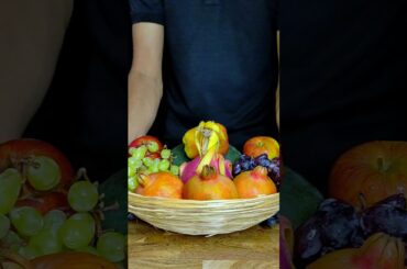 Healthy Mix Fruit Salad ASMR #shorts