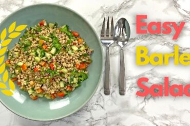 Barley Salad Recipe | Healthy Salad Recipe | Easy & Tasty Barley | How to Cook Barley | Vegan Barley