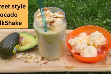 Street style Avocado MilkShake/Avocado Smoothie recipe #healthyfoodrecipes#reel#shorts
