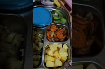 Healthy lunch box for my Little one #lunchbox #healthyfood #fruits #dailyroutine #babyfood #reach