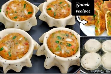 2 minutes healthy snack recipe| vegetables fried snack recipe |