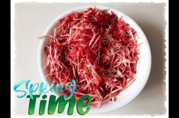 Healthy Fresh Salad Recipe : Cabbage, Carrot, Beet