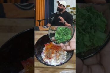 Viral Gym Coach Nitesh Soni's Healthy Protein Lunch Recipe #shorts #trending #fitness #viralshort