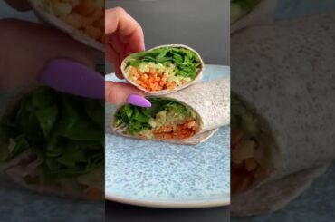 AVO CHICKPEA BURRITO aka the easiest lunch recipe ever