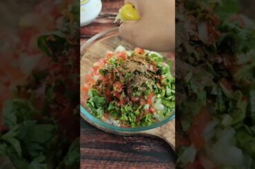 Roasted Chana Chaat, Protein Rich healthy recipe, vegetarian protein chana salad