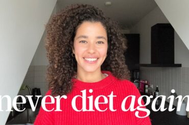 how to get back on track without dieting.