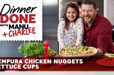 Fun and Healthy Dinner Ideas for Kids: Tempura Chicken Nuggets Lettuce Cups