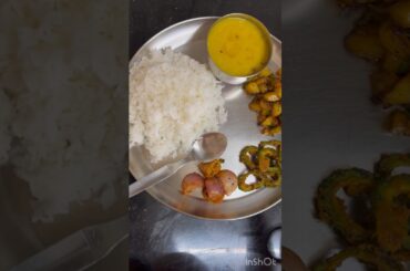 Sunday Simple dinner | #viral #shorts #youtubeshorts #trending #viralvideo #recipe #thali #healthy