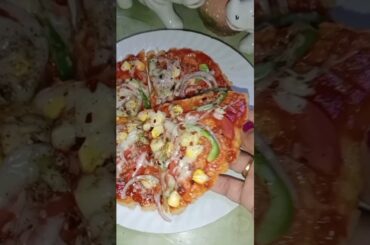 leftover rice recipe, Homemade pizza recipe #healthy #snacks #pizza #song #food #shorts
