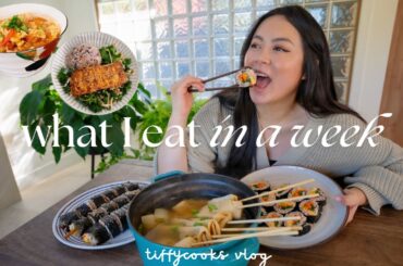*realistic* what i eat in a week ft. healthy and happy recipes