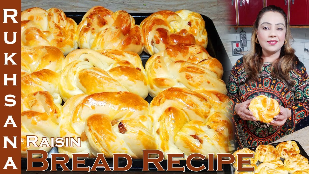 Delicious Bread Recipe | Best Breakfast Recipe | Soft And Fluffy Raisin Bread by CookingwithRukhsana Delicious Bread Recipe | Best Breakfast Recipe | Soft And Fluffy Raisin Bread by CookingwithRukhsana