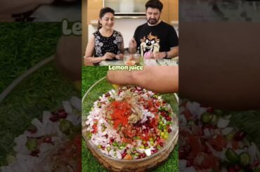 peas and corn chaat, healthy munching option for weight loss with low calorie and lots of protein