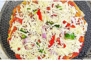 Quick & Healthy Oats Pizza Recipe||Healthy Breakfast  #recipe #oats #oatmeal #oatsrecipe #indianfood