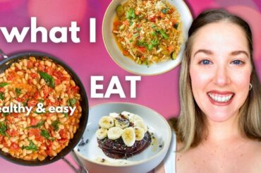 What I Eat in a Day | Easy and Healthy Vegan Recipes + Grocery Haul