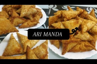 Mom's special  traditional healthy snack recipe / malabar recipes / sweet samusa / Ari manda.