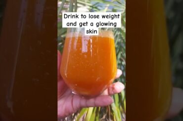 Drink this to lose weight and get glowing skin too.  #shorts #weightlossrecipes #skincaretips