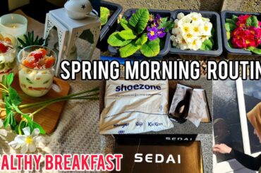 Morning to Afternoon Routine||Healthy Breakfast for Summer||Greek Yougret & Fruits||Productive Day