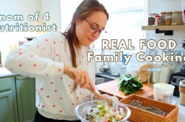 WHAT I COOK IN A DAY as a Mom of 4 and Holistic Nutritionist (whole food cooking)