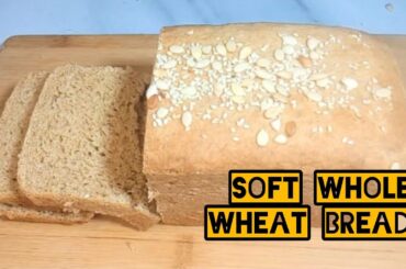 How to make whole wheat bread | Healthy bread recipe | Atta  bread | Brown bread