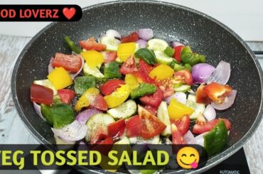 Veg Tossed Salad | Healthy Vegetable tossed Salad Recipe | Salad 16