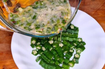 Weight Loss Recipe!  Okra and Egg Omelette.Healthy Breakfast Recipe |High in Protein