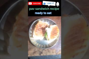pav sandwich recipe| pav sandwich| how to make pav sandwich| healthy breakfast| cooking video|