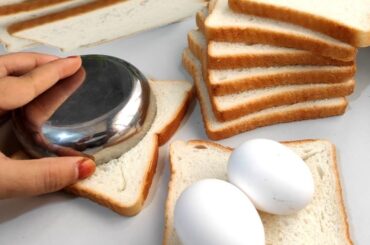 Just Add Egg With Bread'Healthy Breakfast Recipe 2 Minutes Bread Snacks Breakfast Recipe