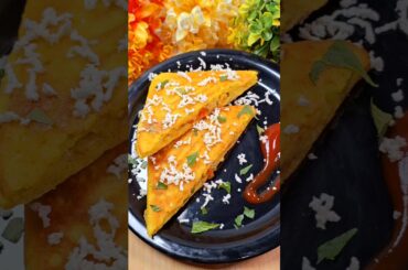 Without Bread Sandwich Recipe | Moong Dal Recipe   #shorts #viral #trending #sandwich #moongdal