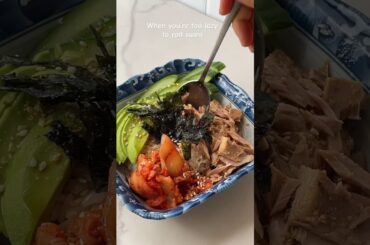 Sushi bowl #food #healthyrecipes #healthyfood #health #healthy #recipe #food #shorts