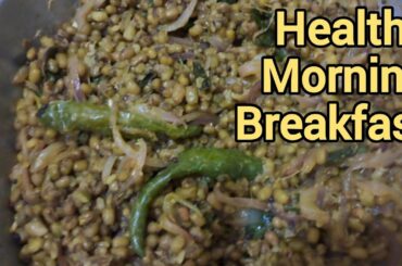 Healthy Indian Breakfast | Moong Usal Recipe Simple and Tasty Breakfast Recipes | Healthy U Hamesha