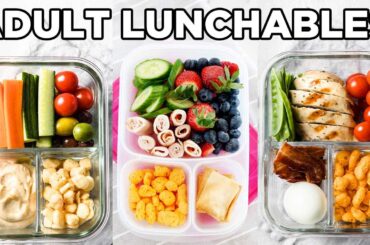 Healthy High-Protein Adult Lunchables for Work | Office Lunch Ideas by MOMables