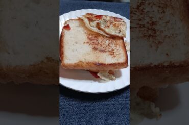 Bread Omlette Recipe #shorts