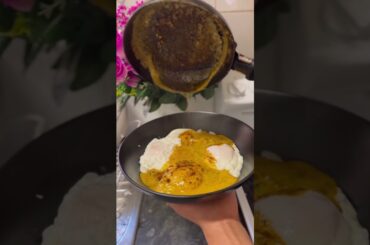 Turkish egg #breakfast #recipe #healthy #protein  #food #viralshorts #fyp #trendingshorts #asmr