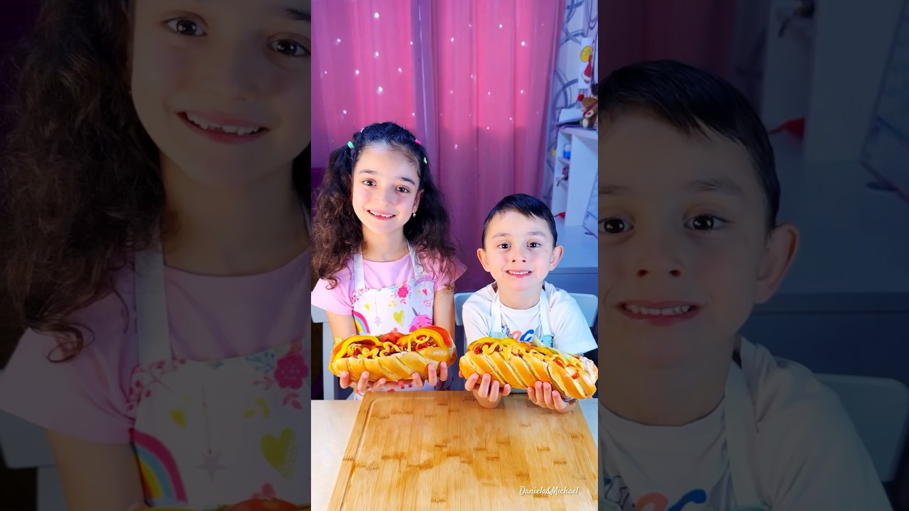 A recipe for a delicious and healthy hotdog prepared by children #shorts #viral #recipe #children A recipe for a delicious and healthy hotdog prepared by children #shorts #viral #recipe #children