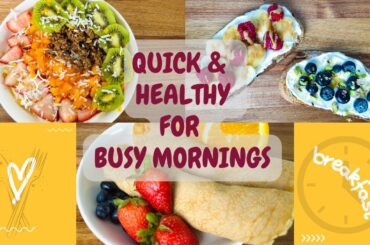 Easy Breakfast Recipes | 3 Healthy Ways | Always Time for Breakfast!
