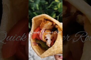 Quick and Easy Paneer Roll #paneer #paneerrecipe #rolls #paneerroll #homemade #recipe #healthy