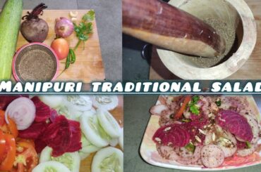 Mix vegetable salad || Healthy salad recipe || Manipuri #style @irasvlog9346