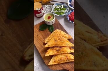 No Bread Veggie Sandwich healthy breakfast recipe #shots #shorts #shortsfeed