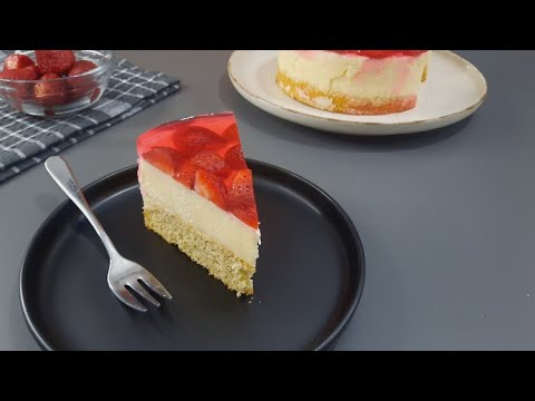 No Sugar, No Flour Strawberry Cake. Low Calorie Delight No Sugar, No Flour Strawberry Cake. Low Calorie Delight