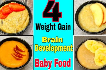 Baby Food Recipes For 1-4 Years | Weight Gain Brain Development | Healthy Food Bites